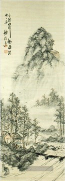 Landschaft Tomioka Tessai Japanisch Ölgemälde
